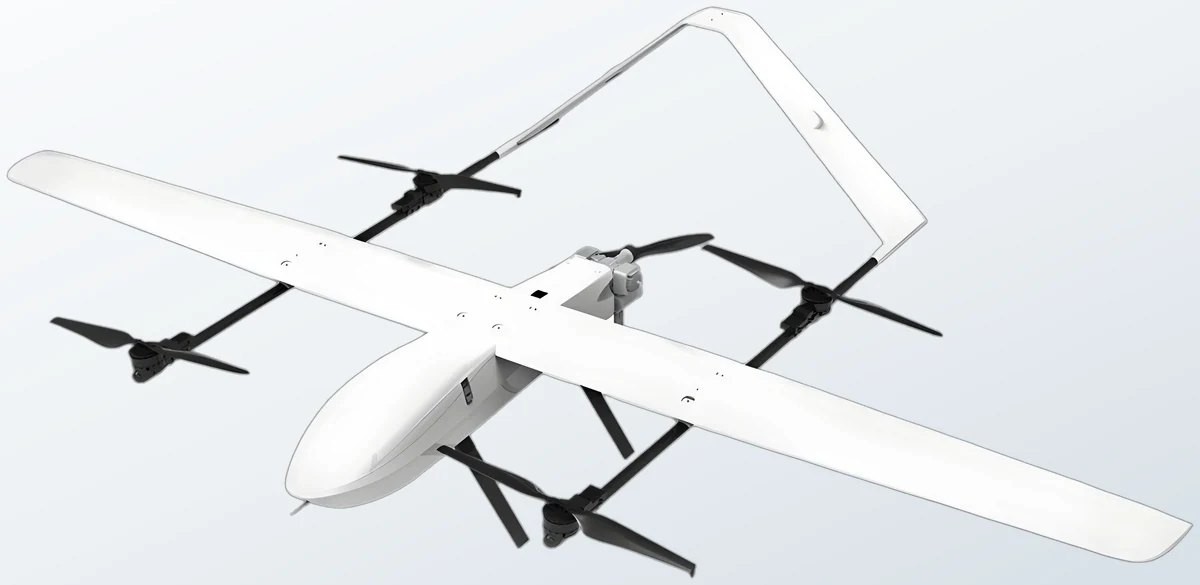 AT-G22 Hybrid-Electric VTOL Fixed-Wing UAV — อากาศยานปีกตรึงขึ้น-ลงดิ่ง