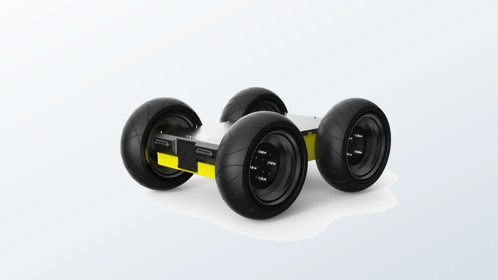 Aerosys AT-W100 Wheeled Robot Chassis — Xe mặt đất không người lái
