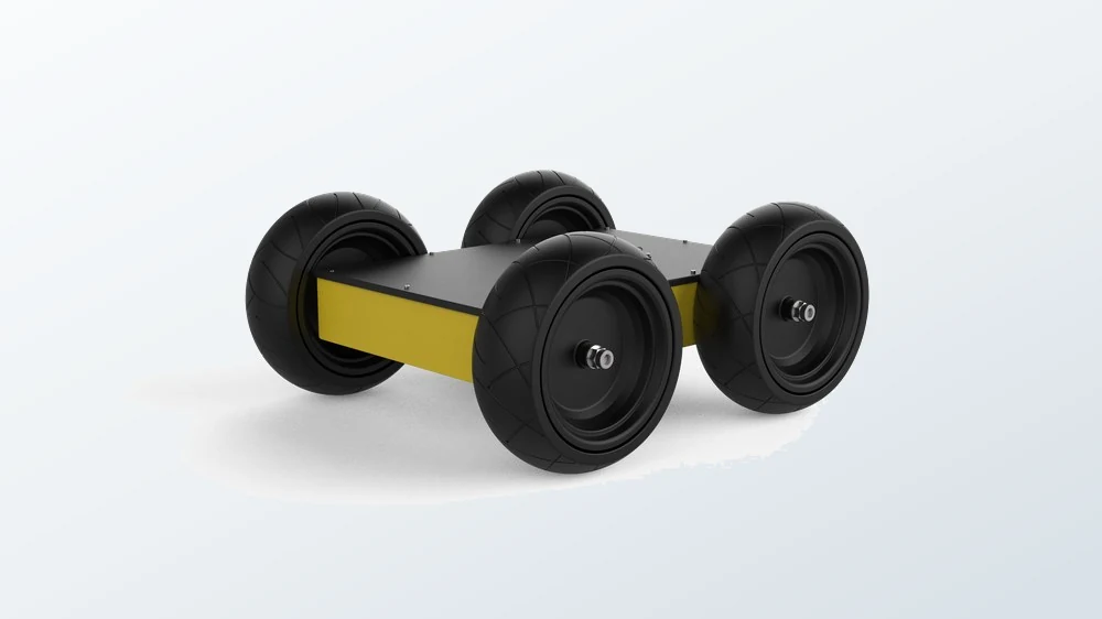 Aerosys AT-W25 Wheeled Robot Chassis — Xe mặt đất không người lái