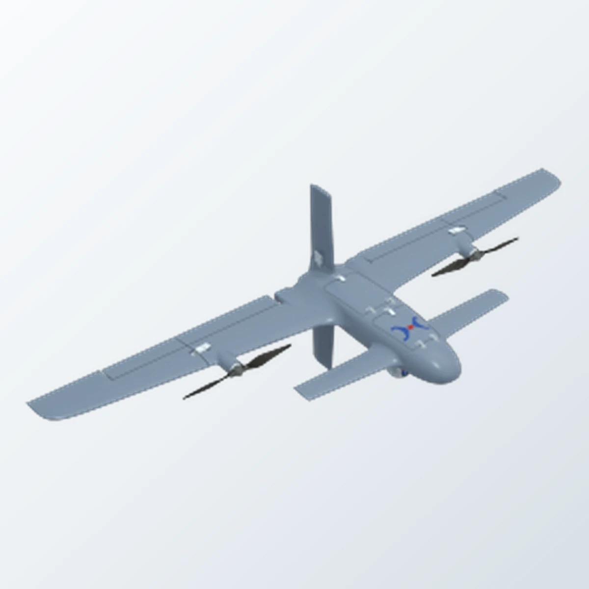 ATWZ3200 Tailsitter VTOL Fixed-Wing UAV — อากาศยานปีกตรึงขึ้น-ลงดิ่ง