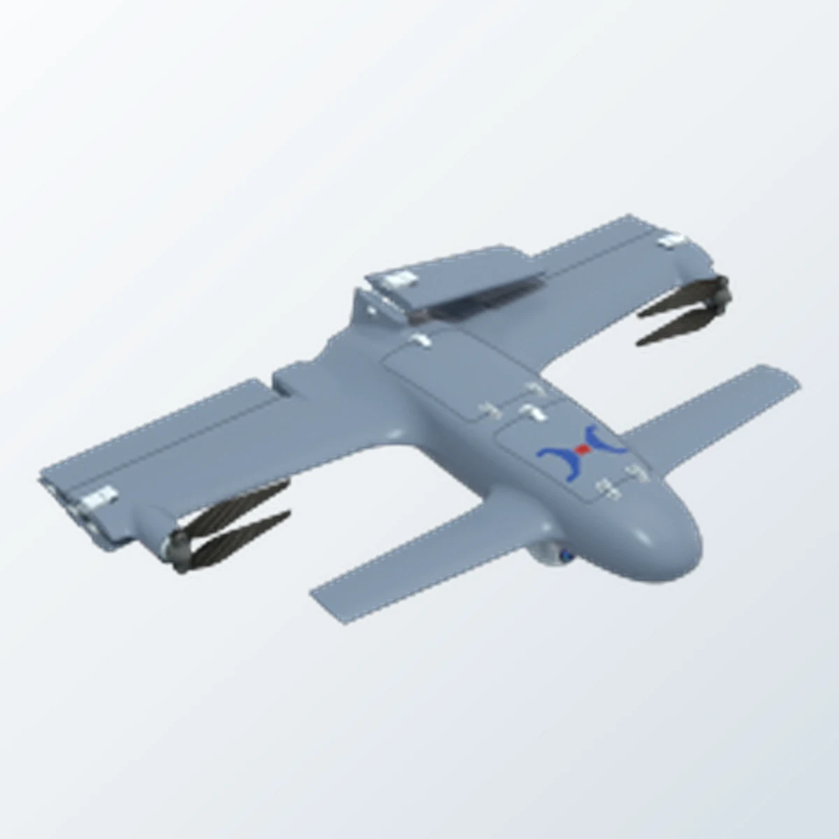 ATWZ4000 Tailsitter VTOL Fixed-Wing UAV — อากาศยานปีกตรึงขึ้น-ลงดิ่ง