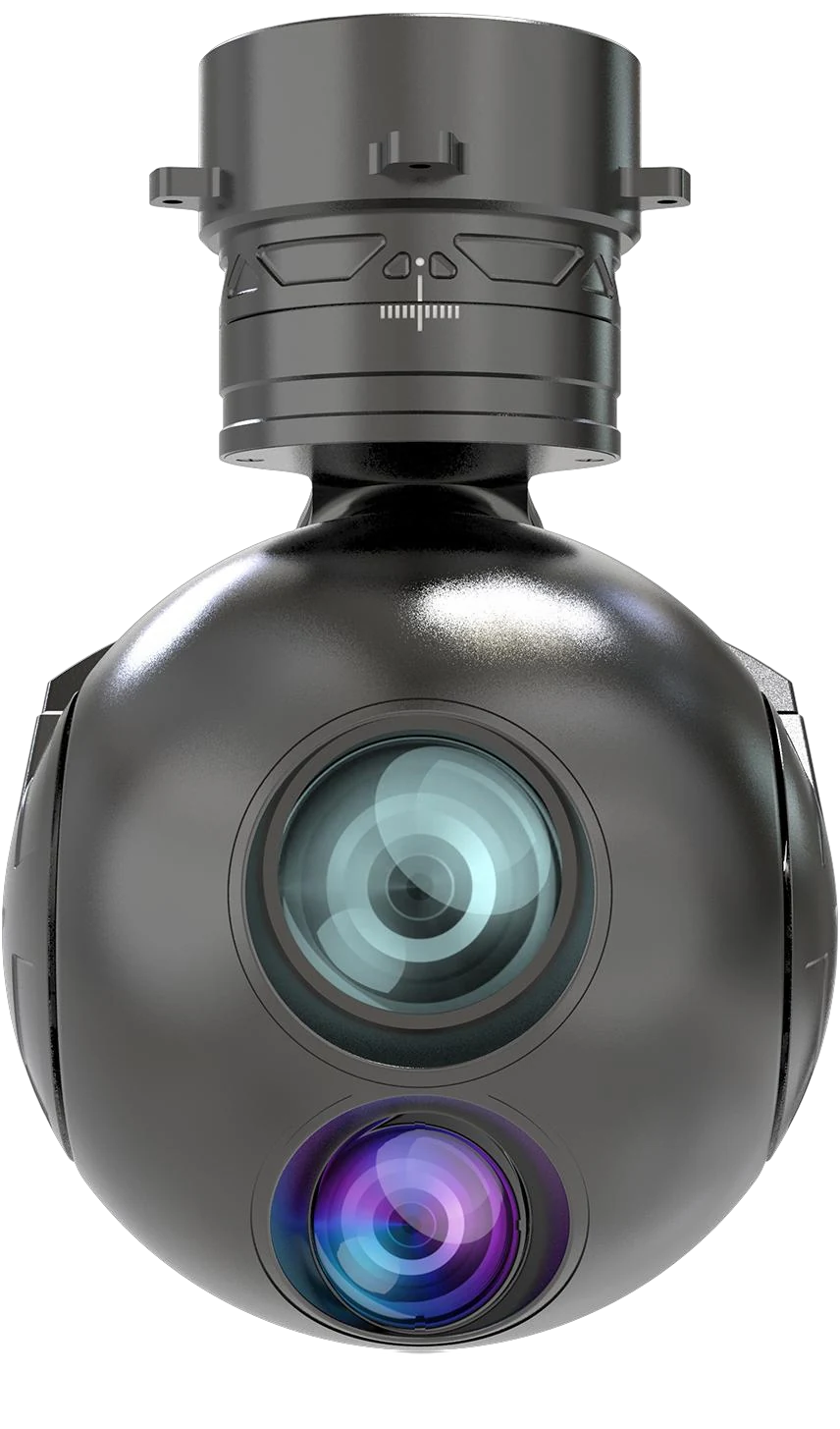 AT-100D Three-Axis Dual-Light Gimbal — Gimbals & Cameras, AT-100D
