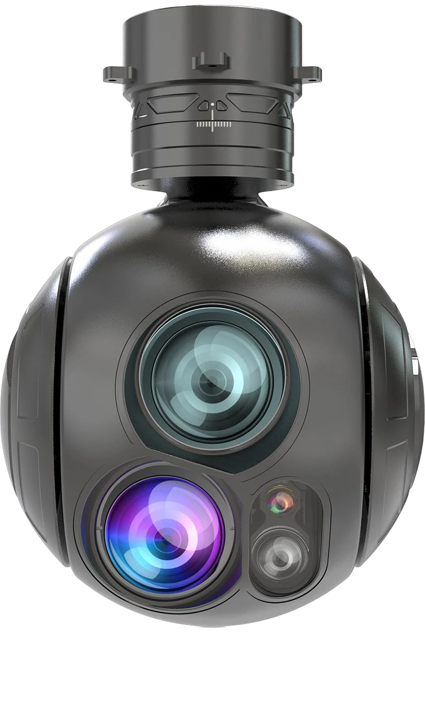 AT-125T Three-Axis Triple-Light Gimbal — Gimbals & Cameras, AT-125T