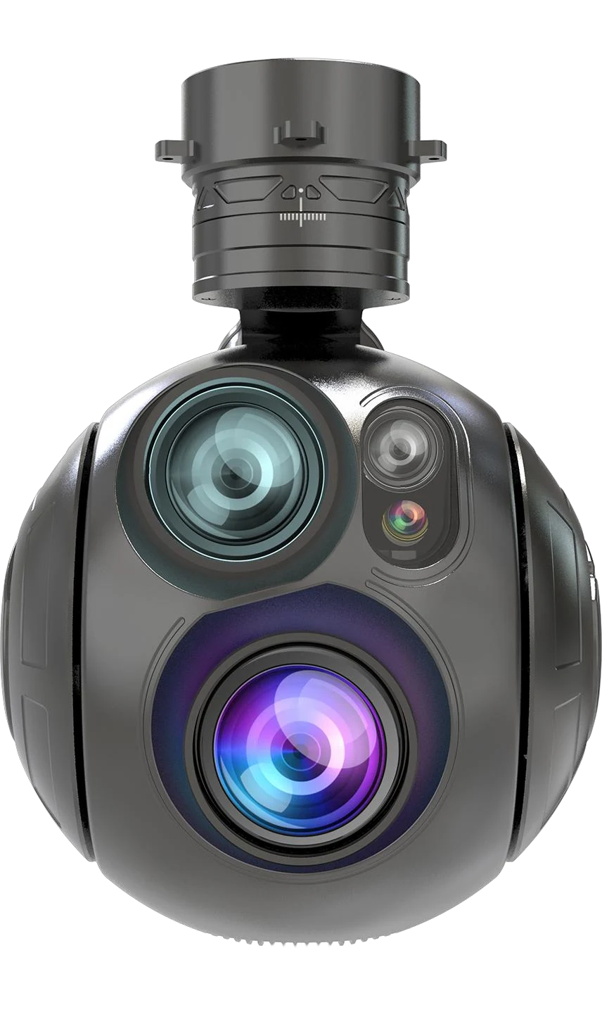AT-135T Three-Axis Triple-Light Gimbal — Gimbals & Cameras, AT-135T
