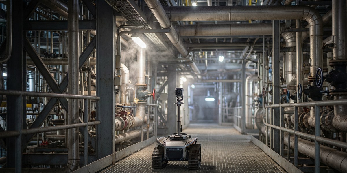 Industrial Plant & Pipeline Inspection with UGV and UAV