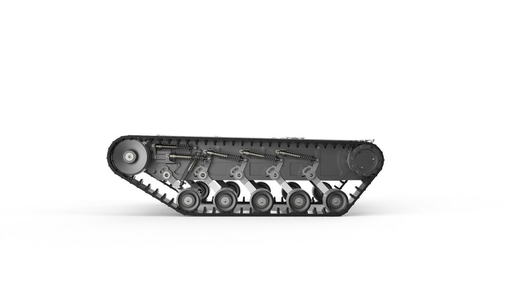 Aerosys AT-T10 Tracked Robot Chassis, side view