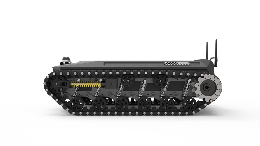 Aerosys AT-T20 Tracked Robot Chassis, side view