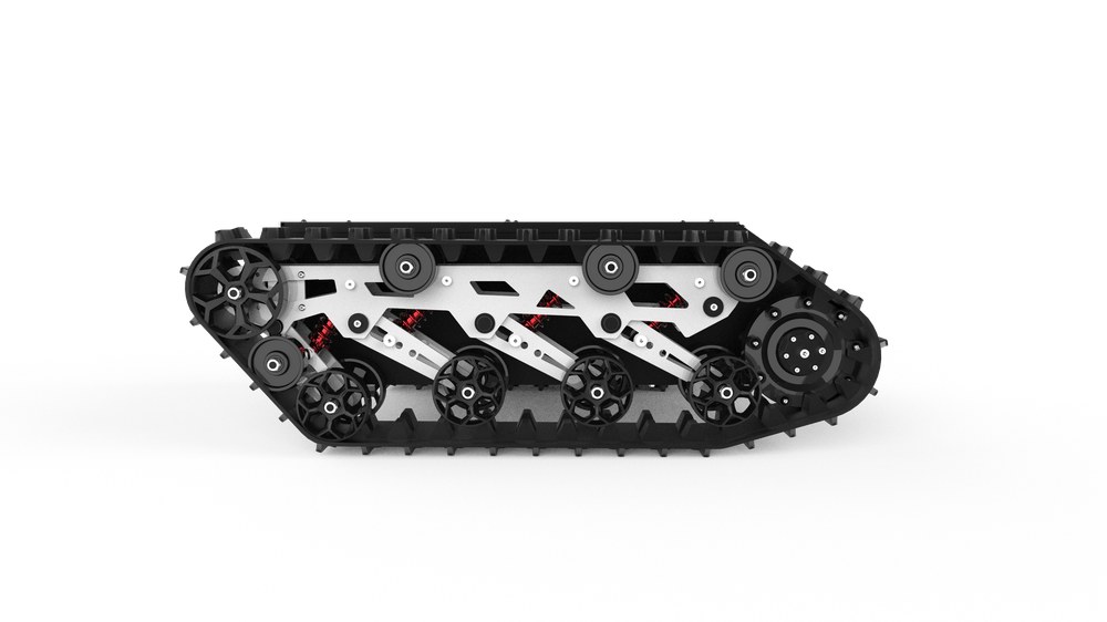 Aerosys AT-T65 Tracked Robot Chassis, side view