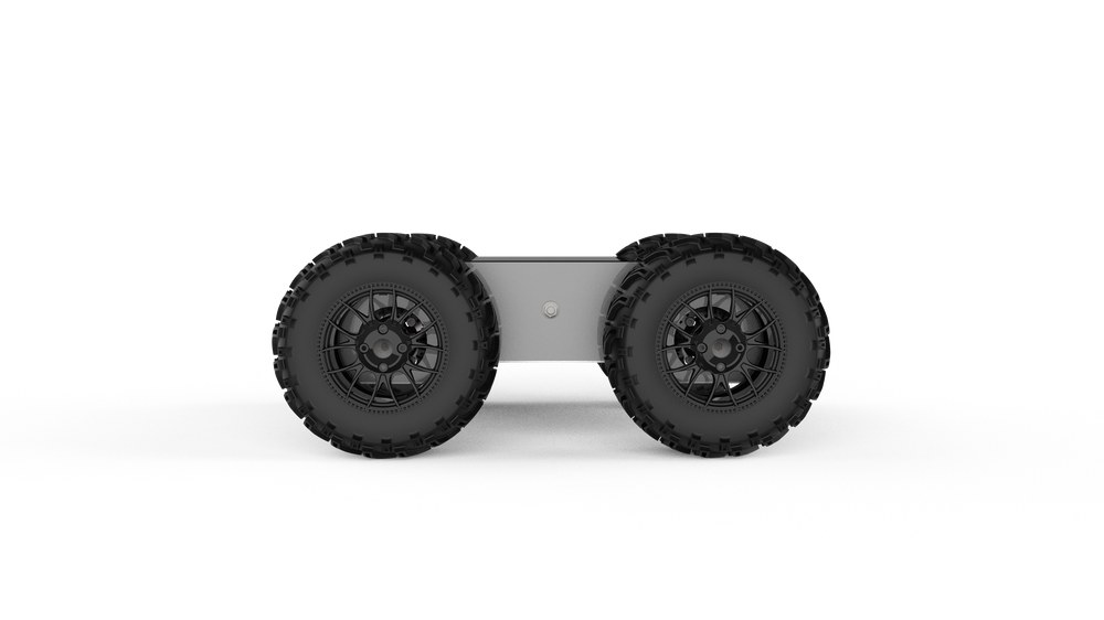 Aerosys AT-W18 Wheeled Robot Chassis, side view