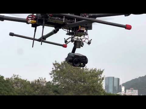 SIYI ZT30 Optical Pod Limitless Yaw Rotation on Quadcopter